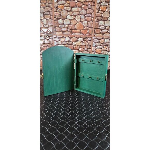 R.J. Morgan's Fine Cigars and Tobaccos Wooden Keyholder Box - Picture 2 of 12